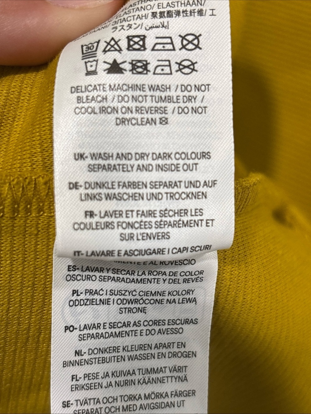 Boden Women’s Ellen Ottoman Dress Mustard Yellow Long Sleeve Pockets Size 6L EUC - Picture 7 of 8